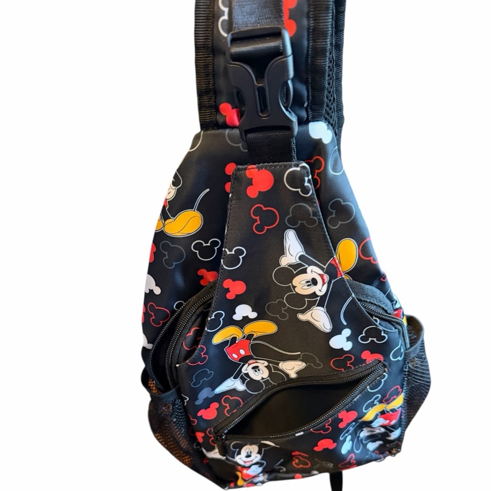 Disney Black and Red Mickey Mouse Sling Backpack
